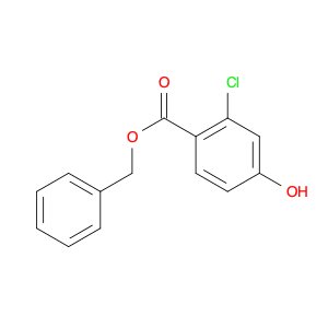 Benzoic acid, 2-chloro-4-hydroxy-, phenylmethyl ester