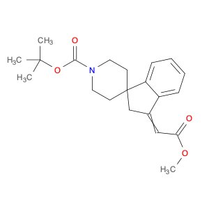 Spiro[1H-indene-1,4'-piperidine]-1'-carboxylic acid, 2,3-dihydro-3-(2-methoxy-2-oxoethylidene)-, 1…