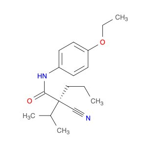 Pentanamide, 2-cyano-N-(4-ethoxyphenyl)-2-(1-methylethyl)-, (R)- (9CI)