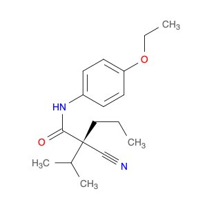 Pentanamide, 2-cyano-N-(4-ethoxyphenyl)-2-(1-methylethyl)-, (S)- (9CI)