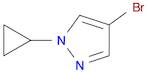 1H-Pyrazole, 4-bromo-1-cyclopropyl-