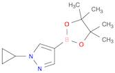 1H-Pyrazole, 1-cyclopropyl-4-(4,4,5,5-tetramethyl-1,3,2-dioxaborolan-2-yl)-