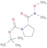 1-Pyrrolidinecarboxylic acid, 2-[(methoxymethylamino)carbonyl]-, 1,1-dimethylethyl ester, (2S)-