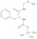 Carbamic acid, N-[(1R)-2-(methoxymethylamino)-2-oxo-1-(phenylmethyl)ethyl]-, 1,1-dimethylethyl e...