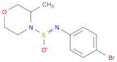 Benzenamine, 4-bromo-N-(methyl-4-morpholinyloxido-λ4-sulfanylidene)-