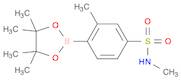 Benzenesulfonamide, N,3-dimethyl-4-(4,4,5,5-tetramethyl-1,3,2-dioxaborolan-2-yl)-