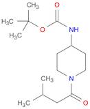 Carbamic acid, N-[1-(3-methyl-1-oxobutyl)-4-piperidinyl]-, 1,1-dimethylethyl ester