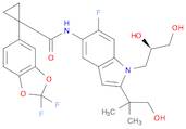 Cyclopropanecarboxamide, 1-(2,2-difluoro-1,3-benzodioxol-5-yl)-N-[1-[(2R)-2,3-dihydroxypropyl]-6-f…