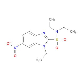 1H-Benzimidazole-2-sulfonamide, N,N,1-triethyl-6-nitro-