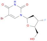 Uridine, 5-bromo-2',3'-dideoxy-3'-fluoro-