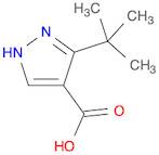 1H-Pyrazole-4-carboxylic acid, 3-(1,1-dimethylethyl)-