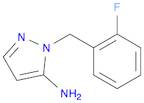 1H-Pyrazol-5-amine, 1-[(2-fluorophenyl)methyl]-