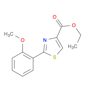 4-Thiazolecarboxylic acid, 2-(2-methoxyphenyl)-, ethyl ester