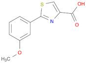 4-Thiazolecarboxylic acid, 2-(3-Methoxyphenyl)-