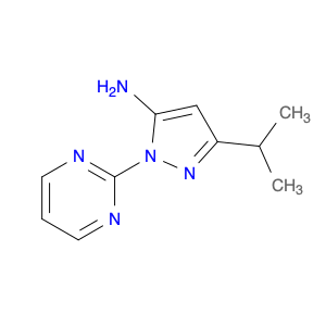 1H-Pyrazol-5-amine, 3-(1-methylethyl)-1-(2-pyrimidinyl)-