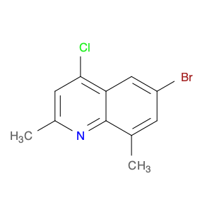 Quinoline, 6-bromo-4-chloro-2,8-dimethyl-