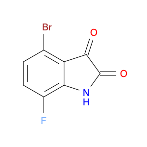 1H-Indole-2,3-dione, 4-bromo-7-fluoro-