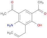 Ethanone, 1,1'-[4-amino-6-hydroxy-5-(2-propenyl)-1,3-phenylene]bis- (9CI)