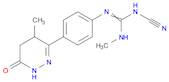 Guanidine, N-cyano-N'-methyl-N''-[4-(1,4,5,6-tetrahydro-4-methyl-6-oxo-3-pyridazinyl)phenyl]-