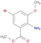 Benzoic acid, 2-amino-5-bromo-3-methoxy-, methyl ester