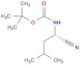 Carbamic acid, N-[(1S)-1-cyano-3-methylbutyl]-, 1,1-dimethylethyl ester