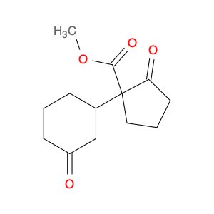 Cyclopentanecarboxylic acid, 2-oxo-1-(3-oxocyclohexyl)-, methyl ester
