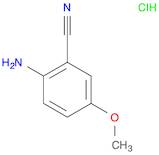 Benzonitrile, 2-amino-5-methoxy-, hydrochloride (1:1)