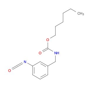 Carbamic acid, N-(3-isocyanatophenyl)methyl-, hexyl ester