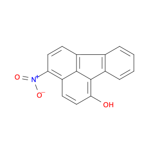 1-Fluoranthenol, 4-nitro-