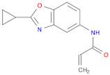 2-Propenamide, N-(2-cyclopropyl-5-benzoxazolyl)-