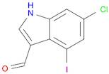 1H-Indole-3-carboxaldehyde, 6-chloro-4-iodo-