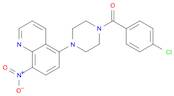 Methanone, (4-chlorophenyl)[4-(8-nitro-5-quinolinyl)-1-piperazinyl]-