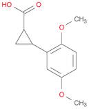 2-(2,5-dimethoxyphenyl)cyclopropane-1-carboxylic acid