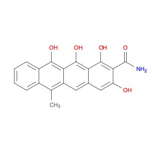 2-Naphthacenecarboxamide, 1,3,11,12-tetrahydroxy-6-methyl-