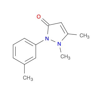 3H-Pyrazol-3-one, 1,2-dihydro-1,5-dimethyl-2-(3-methylphenyl)-