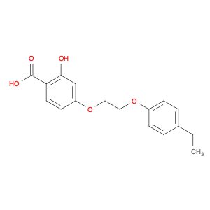 Benzoic acid, 4-[2-(4-ethylphenoxy)ethoxy]-2-hydroxy-