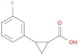 Cyclopropanecarboxylic acid, 2-(3-fluorophenyl)-