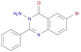 4(3H)-Quinazolinone, 3-amino-6-bromo-2-phenyl-