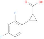 Cyclopropanecarboxylic acid, 2-(2,4-difluorophenyl)-