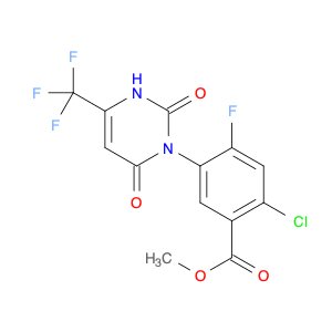 Methyl 2-chloro-5-(2,6-dioxo-4-(trifluoromethyl)-2,3-dihydropyrimidin-1(6H)-yl)-4-fluorobenzoate