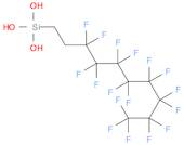 Silanetriol, 1-(3,3,4,4,5,5,6,6,7,7,8,8,9,9,10,10,10-heptadecafluorodecyl)-