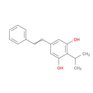 1,3-Benzenediol, 2-(1-Methylethyl)-5-(2-phenylethenyl)-