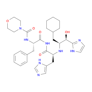 L-Histidinamide, N-(4-morpholinylcarbonyl)-L-phenylalanyl-N-[1-(cyclohexylmethyl)-2-hydroxy-2-(1H-…