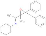 Cyclohexanamine, N-[1-(2-methyl-3,3-diphenyl-2-oxiranyl)ethylidene]-