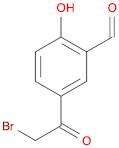 Benzaldehyde, 5-(2-bromoacetyl)-2-hydroxy-