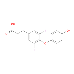 Benzenepropanoic acid, 4-(4-hydroxyphenoxy)-3,5-diiodo-