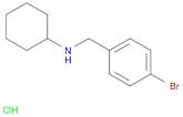 Benzenemethanamine, 4-bromo-N-cyclohexyl-, hydrochloride (1:1)