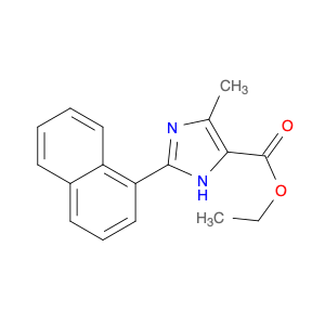 1H-Imidazole-5-carboxylic acid, 4-methyl-2-(1-naphthalenyl)-, ethyl ester