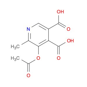 3,4-Pyridinedicarboxylic acid, 5-(acetyloxy)-6-methyl-