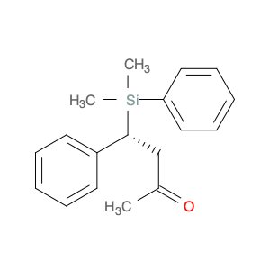 2-Butanone, 4-(dimethylphenylsilyl)-4-phenyl-, (4R)-